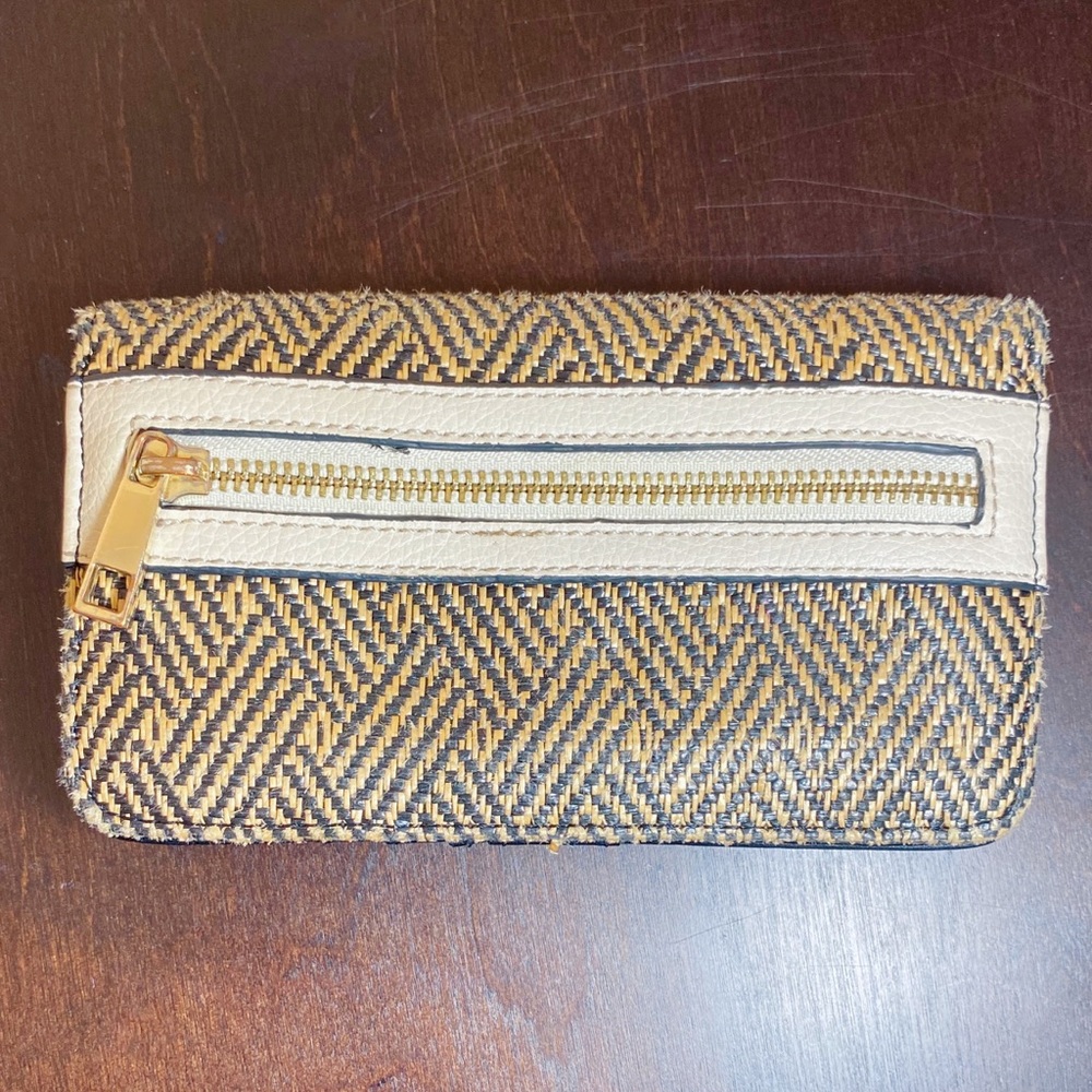 Black & Brown Weave Wallet